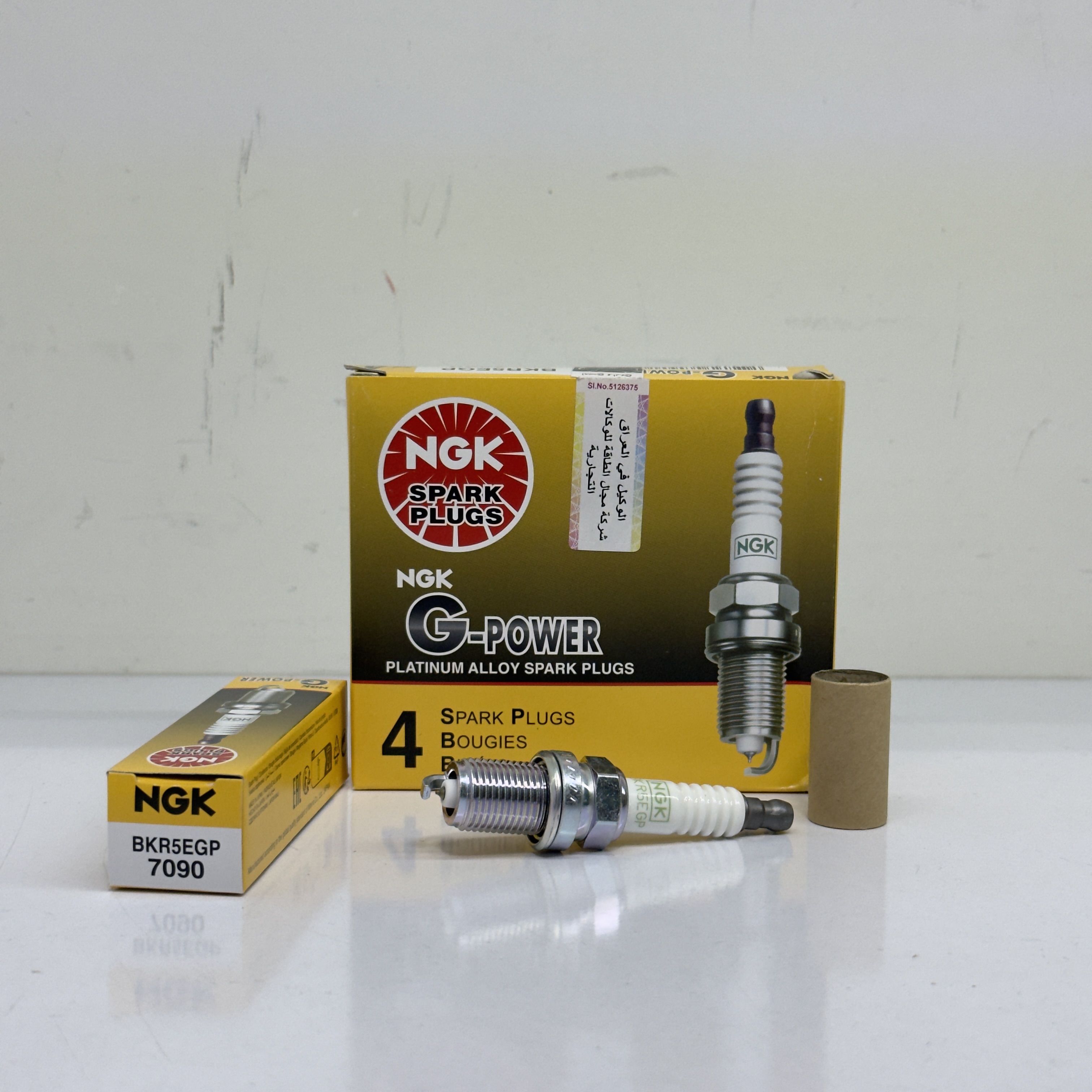 شمع NGK کد۵ مدل g power پایه کوتاه سوزنی اورجینال کد 7090